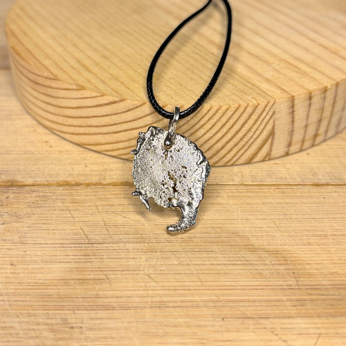 Molten Silver Pendant