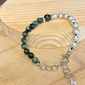 Pearl, Turquoise, and Hematite bracelet