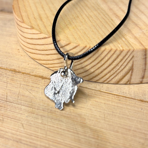 Molten Silver Pendant