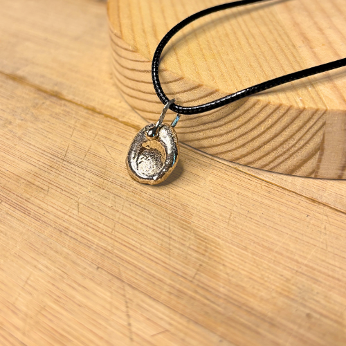 Molten Silver Pendant