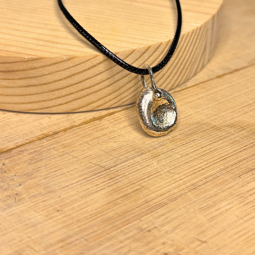 Molten Silver Pendant