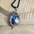 The Protector: Silver Wire Wrapped Pendant