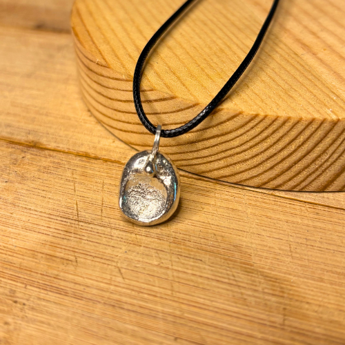 Molten Silver Pendant