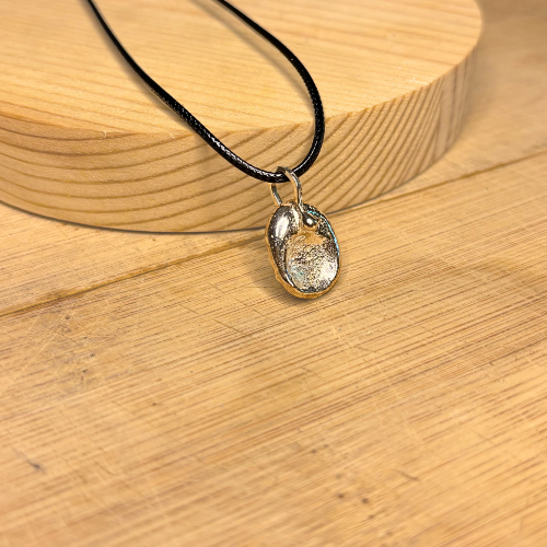 Molten Silver Pendant