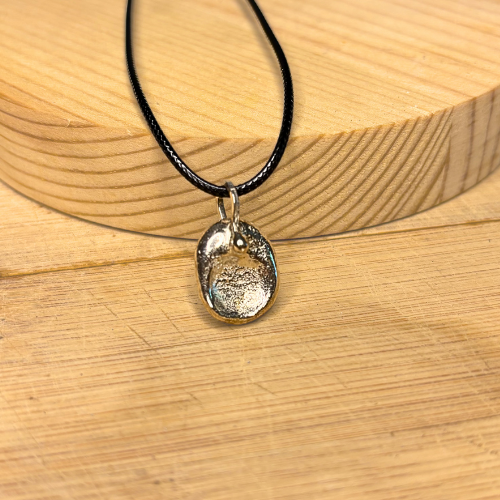 Molten Silver Pendant