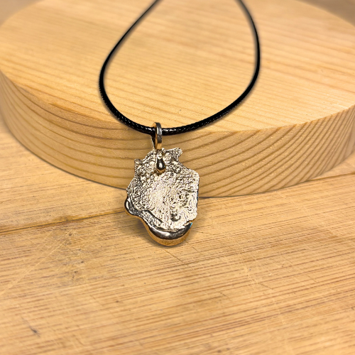 Molten Silver Pendant