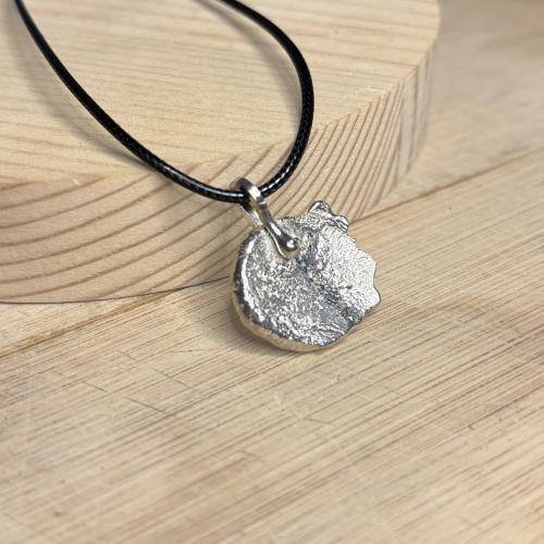 Molten Silver Pendant