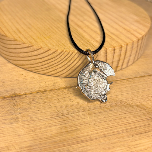 Molten Silver Pendant