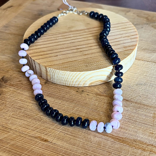 Lavender Opal and Blue Quartz Necklace